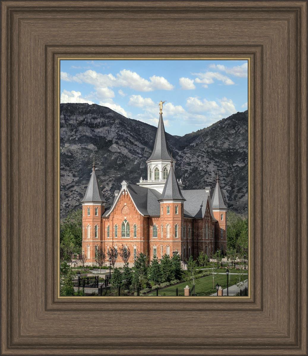 Provo City Center Utah Temple Y Mountain Portrait