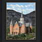 Provo City Center Utah Temple Y Mountain Portrait