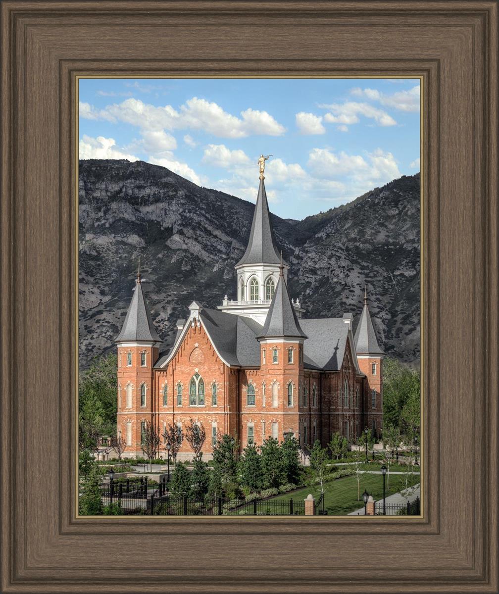 Provo City Center Utah Temple Y Mountain Portrait