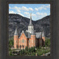 Provo City Center Utah Temple Y Mountain Portrait