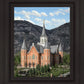Provo City Center Utah Temple Y Mountain Portrait