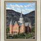 Provo City Center Utah Temple Y Mountain Portrait