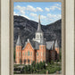 Provo City Center Utah Temple Y Mountain Portrait