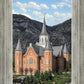 Provo City Center Utah Temple Y Mountain Portrait