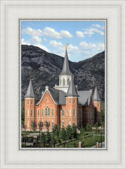 Provo City Center Utah Temple Y Mountain Portrait