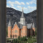 Provo City Center Utah Temple Y Mountain Portrait