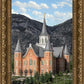 Provo City Center Utah Temple Y Mountain Portrait
