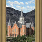 Provo City Center Utah Temple Y Mountain Portrait