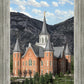 Provo City Center Utah Temple Y Mountain Portrait