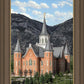 Provo City Center Utah Temple Y Mountain Portrait
