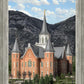Provo City Center Utah Temple Y Mountain Portrait