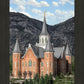 Provo City Center Utah Temple Y Mountain Portrait
