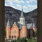 Provo City Center Utah Temple Y Mountain Portrait