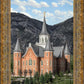 Provo City Center Utah Temple Y Mountain Portrait