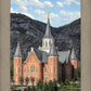 Provo City Center Utah Temple Y Mountain Portrait