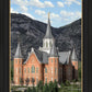 Provo City Center Utah Temple Y Mountain Portrait