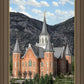 Provo City Center Utah Temple Y Mountain Portrait