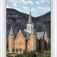 Provo City Center Utah Temple Y Mountain Portrait