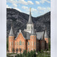 Provo City Center Utah Temple Y Mountain Portrait
