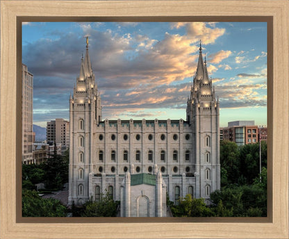 Salt Lake City Temple the House of God Gallery Wrap