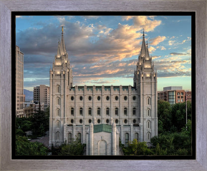 Salt Lake City Temple the House of God Gallery Wrap