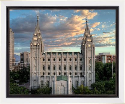 Salt Lake City Temple the House of God Gallery Wrap