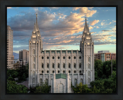 Salt Lake City Temple the House of God Gallery Wrap