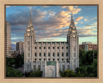 Salt Lake City Temple the House of God Gallery Wrap