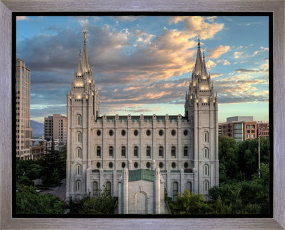 Salt Lake City Temple the House of God Gallery Wrap