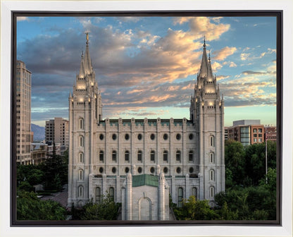 Salt Lake City Temple the House of God Gallery Wrap