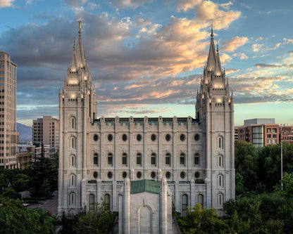 Salt Lake City Temple the House of God Gallery Wrap