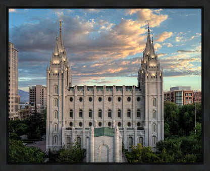 Salt Lake City Temple the House of God Gallery Wrap