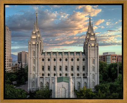 Salt Lake City Temple the House of God Gallery Wrap