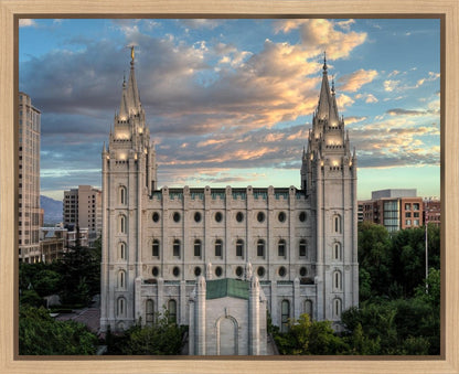 Salt Lake City Temple the House of God Gallery Wrap