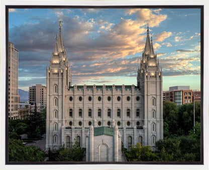 Salt Lake City Temple the House of God Gallery Wrap