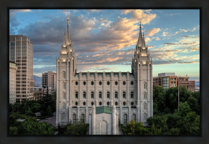 Salt Lake City Temple the House of God Gallery Wrap