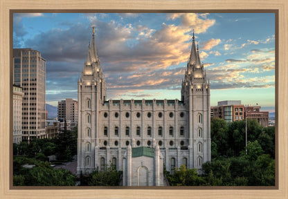 Salt Lake City Temple the House of God Gallery Wrap