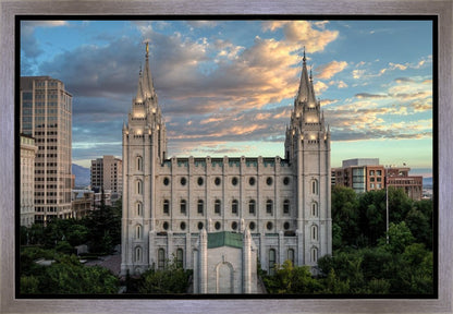 Salt Lake City Temple the House of God Gallery Wrap