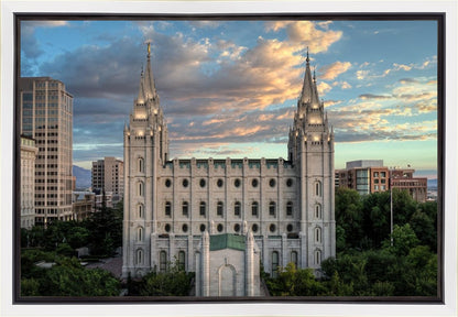 Salt Lake City Temple the House of God Gallery Wrap