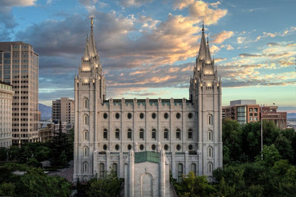 Salt Lake City Temple the House of God Gallery Wrap