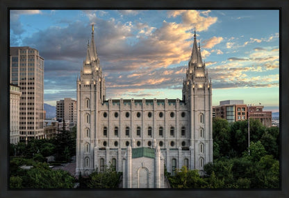 Salt Lake City Temple the House of God Gallery Wrap