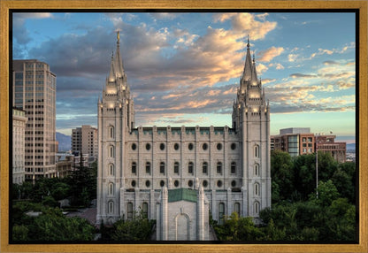 Salt Lake City Temple the House of God Gallery Wrap