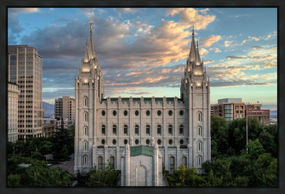 Salt Lake City Temple the House of God Gallery Wrap
