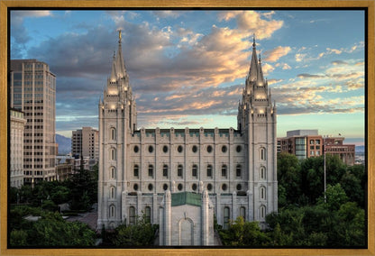Salt Lake City Temple the House of God Gallery Wrap