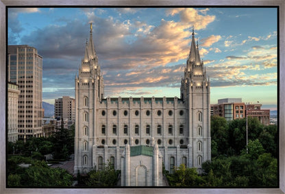 Salt Lake City Temple the House of God Gallery Wrap