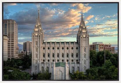 Salt Lake City Temple the House of God Gallery Wrap