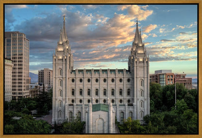 Salt Lake City Temple the House of God Gallery Wrap