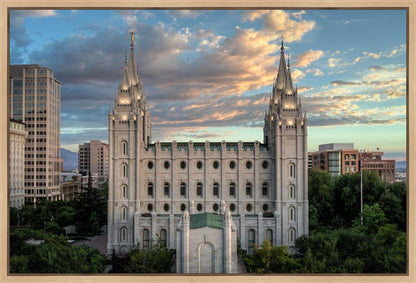Salt Lake City Temple the House of God Gallery Wrap