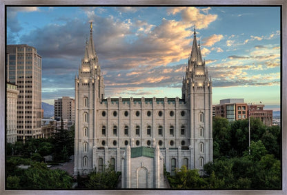 Salt Lake City Temple the House of God Gallery Wrap