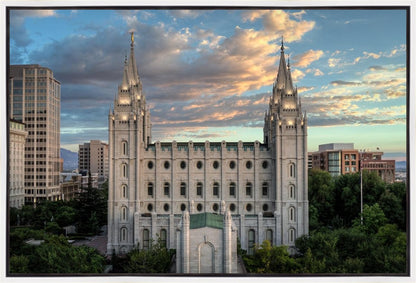 Salt Lake City Temple the House of God Gallery Wrap
